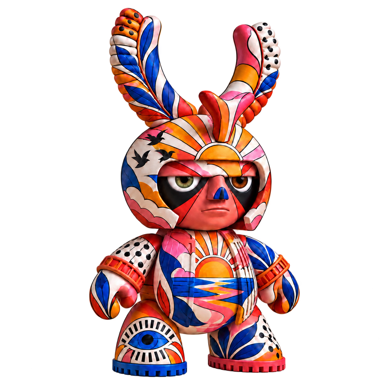 BEOS DECAMOR 09, motifs de soleil et d’oiseaux